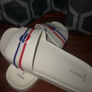 Pepsi design slides never worn